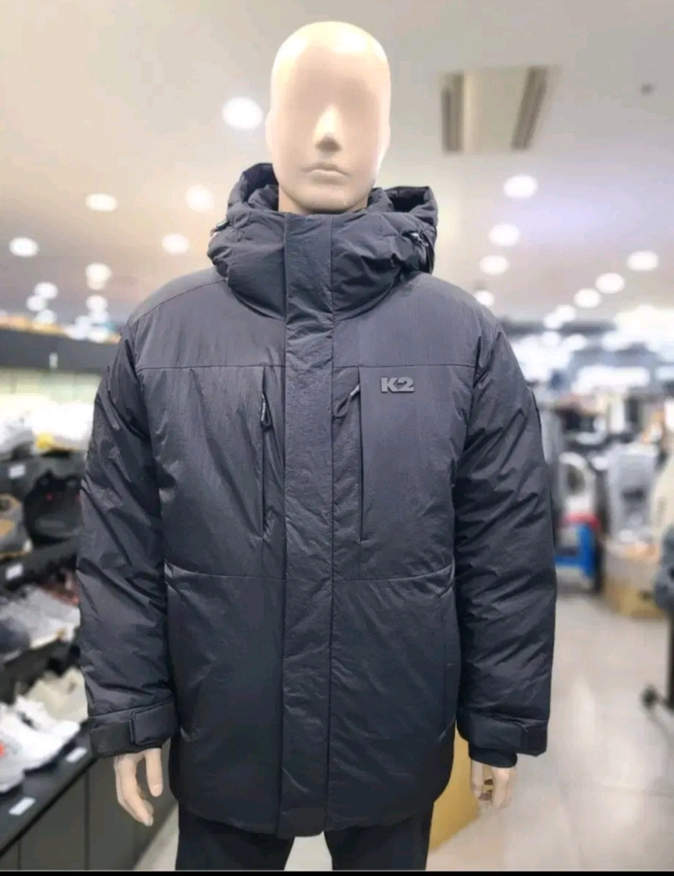 (새제품) K2 구스다운 발열패딩 남성 블랙95 (실측100정도) 이미지