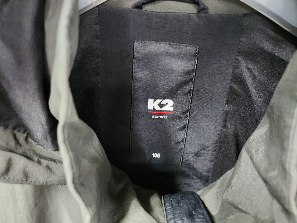 (105)K2 정품 남성 춘추 방풍 바람막이/105size/상태좋음 이미지