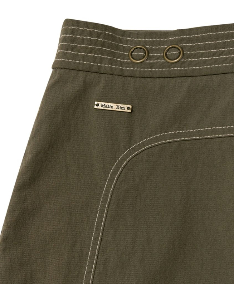 [MATIN KIM]마땡킴 STITCH POINT BELTED SKIRT 이미지