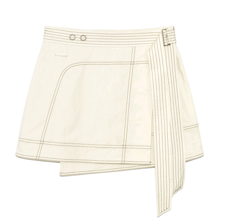 [MATIN KIM]마땡킴 STITCH POINT BELTED SKIRT 이미지