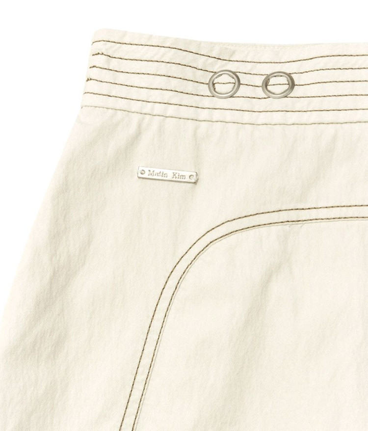 [MATIN KIM]마땡킴 STITCH POINT BELTED SKIRT 이미지