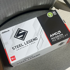 ASRock 라데온 RX 9070 XT 스틸레전드 D6 16GB 대원씨티에스 (미개봉 새제품) 팝니다 이미지