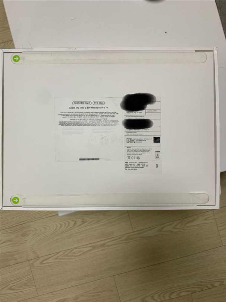 맥북 프로 14인치 m2 max 32gb 1tb 실버 이미지
