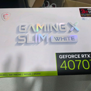 4070TI GAMING X SLIM 화이트 12GB 판매 이미지