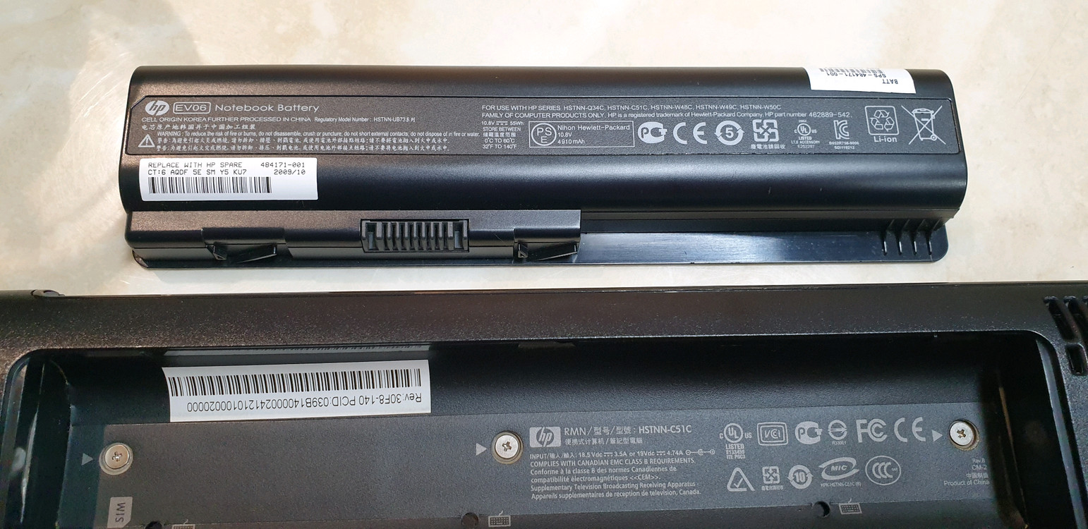HP 파빌리온 dv4 노트북 부품용 이미지