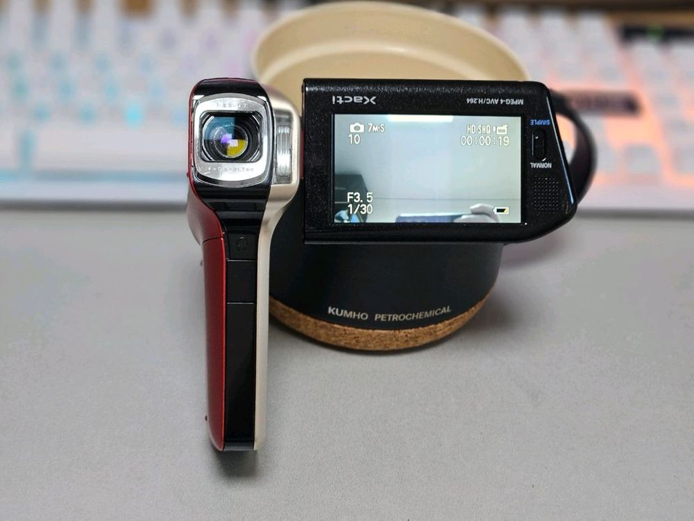 산요 작티 HD700 레드골드 핸디캠 디카 이미지