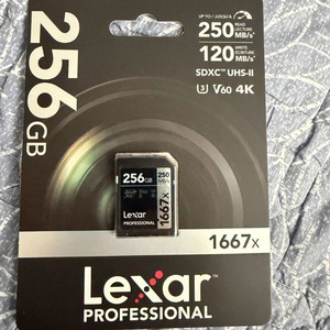 렉사 sdxc uhs-ii SD카드 256GB 이미지