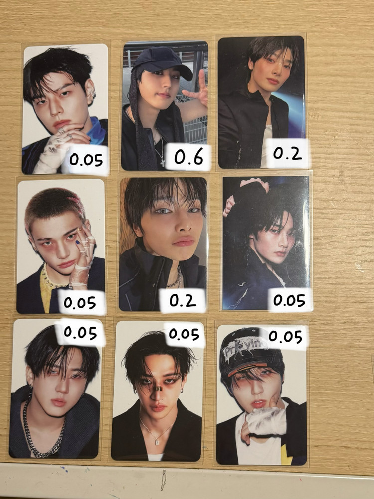 스트레이키즈 포토카드 필릭스현진리노아이엔승민한방찬창빈특전미공포앨포스테이존 이미지
