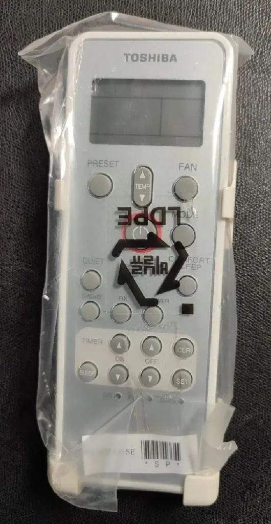 도시바 냉난방 에어컨 리모컨 WH-L11SE 이미지