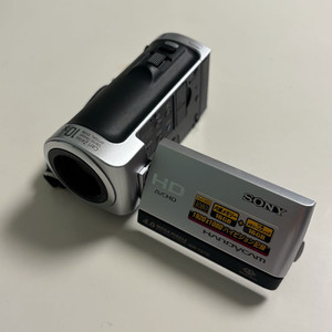 풀박) sony hdr-cx120 실버 빈티지 캠코더 이미지