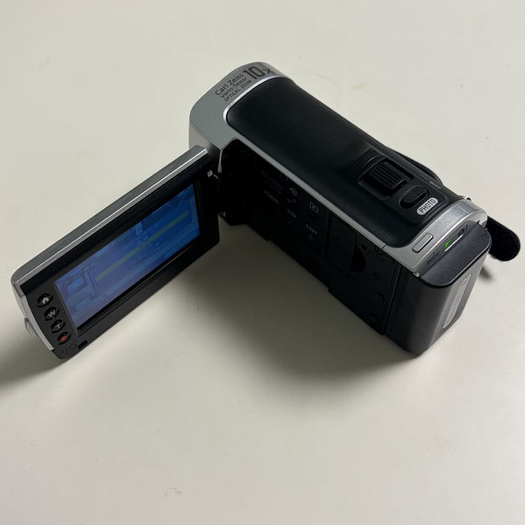 풀박) sony hdr-cx120 실버 빈티지 캠코더 이미지