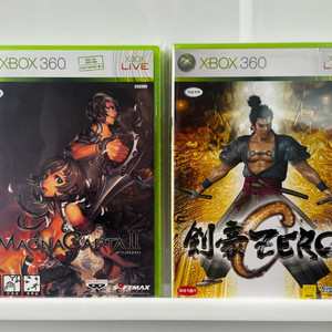 엑박360 마그나카루타2 / 검호제로 xbox 게임타이틀 팝니다 이미지