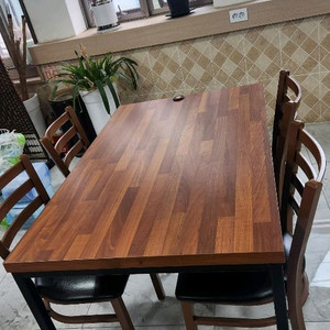 138번 식당 식탁 업소용 테이블 의자 이미지