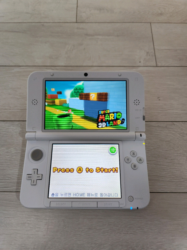 닌텐도 3DS XL 화이트, 한글칩 (뱅크,특별체험판등) 이미지