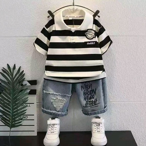 남아 반팔티 반바지 세트 이미지