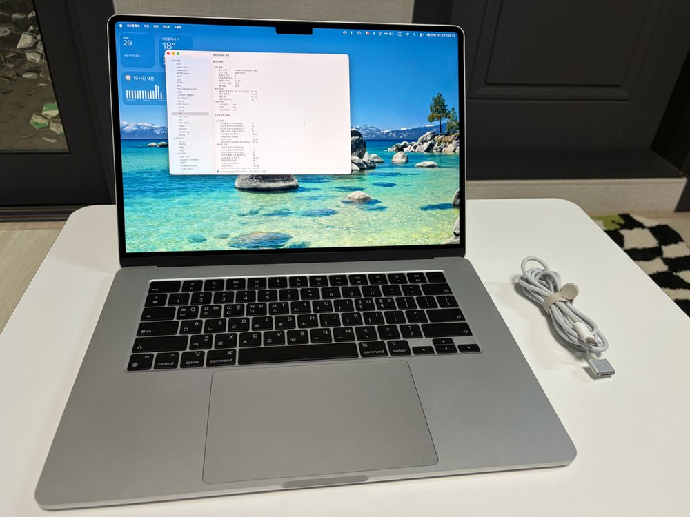 대전 맥북 에어 M3 15인치 8gb/256gb 실버 이미지