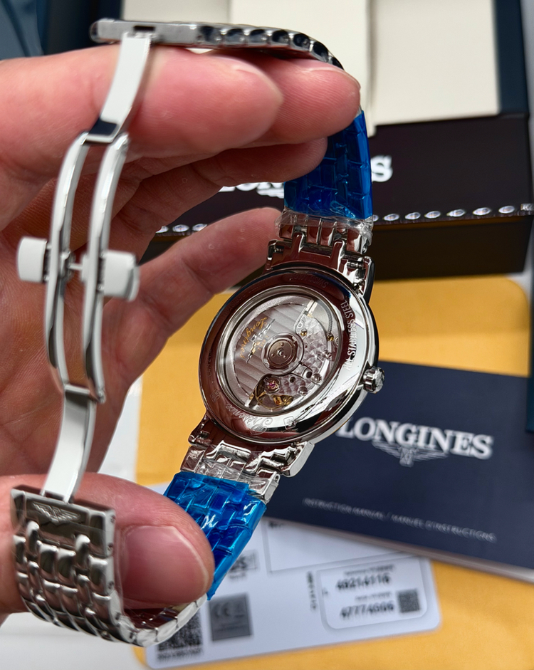 신품급 론진(Longines) 정품 오토매틱 38.5mm L4.921.4.11.6 남성 시계 이미지