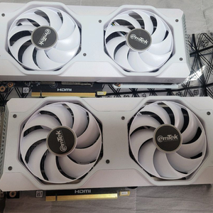 이엠텍 RTX 4060TI MIRACLE WHITE D6 8GB 신품동일 이미지