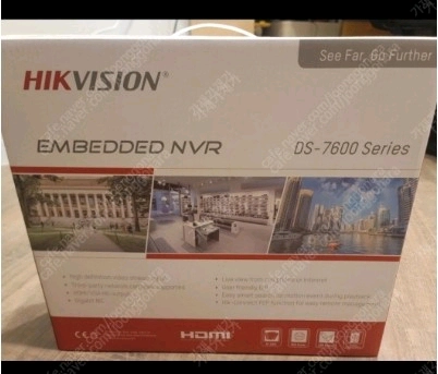 하이크비전 cctv 외부형 뷸렛 최고급형과 녹화기 이미지