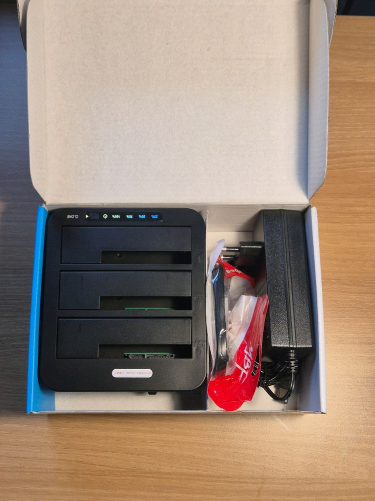 NEXTU 3Bay HDD 763DCU3 도킹 스테이션 새제품 이미지