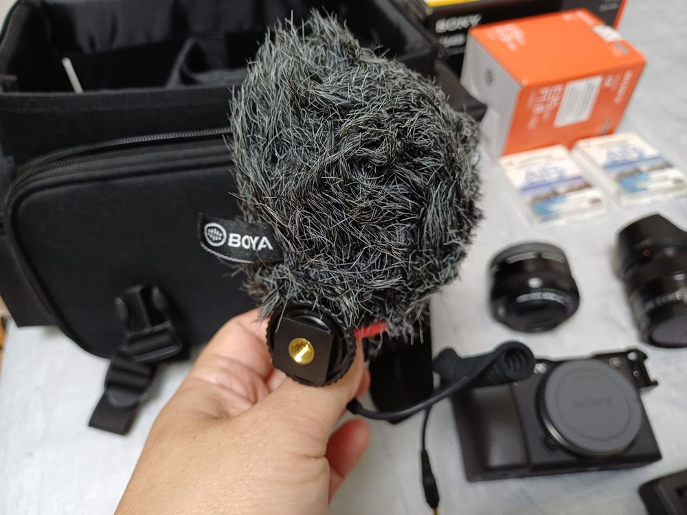 소니 SONY A6400 + SELP1650렌즈 + SEL35F18렌즈 + 기타 악세사리 포함 미러리스 카메라 이미지