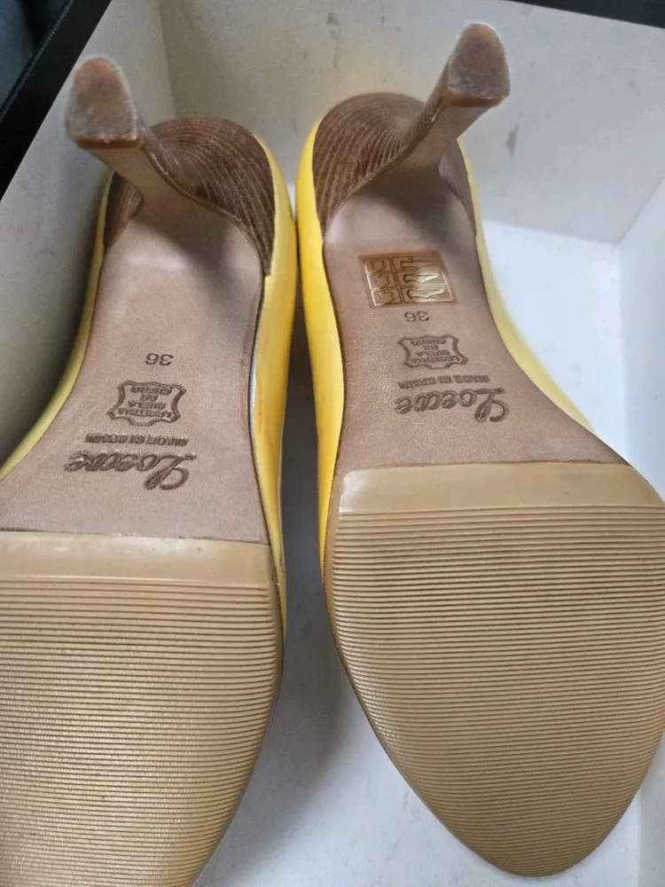 LOEWE 옐로하이힐235 이미지