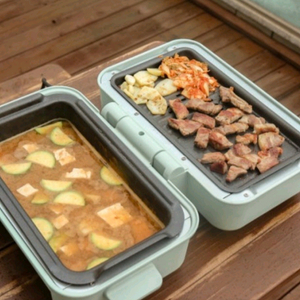 발릴라 트윈 오븐 & 팟 오븐 2L전골 그릴 구이 이미지