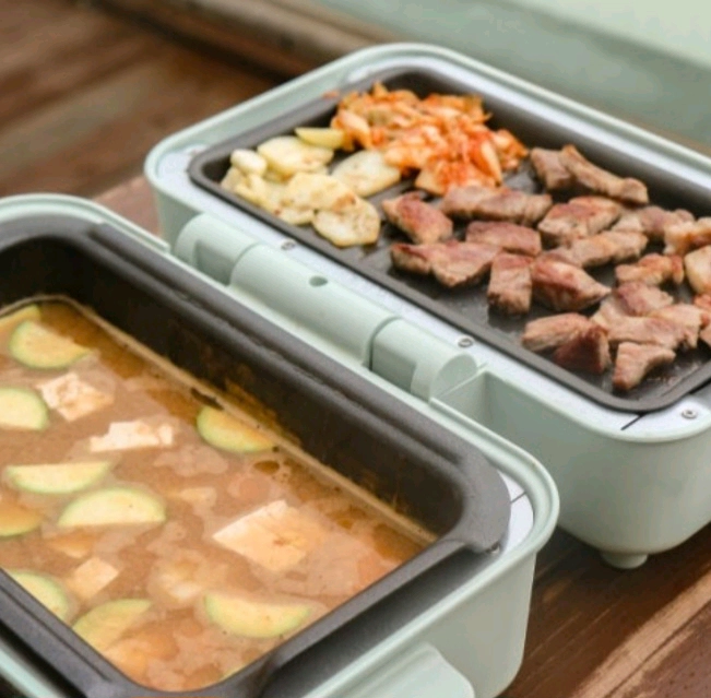 발릴라 트윈 오븐 & 팟 오븐 2L전골 그릴 구이 이미지