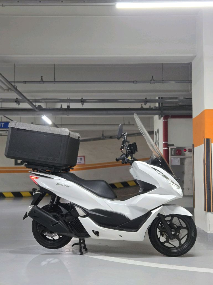 22년식 PCX125 스쿠터 블박에 열선까지 풀세팅 이미지