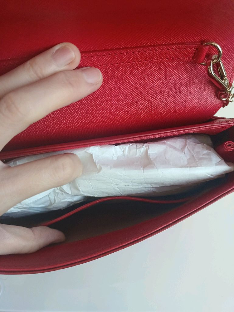 제이에스티나 골드체인 크로스백 (새것) 이미지