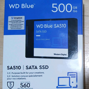 [미개봉품] WD Blue SA510 500GB SATA SSD 이미지