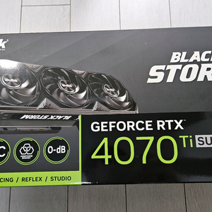 (내용확인) 이엠텍 rtx 4070 ti super 블랙스톰 이미지