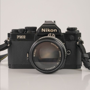 니콘 FM2+ 50mm 블랙 S급 상태 좋음 이미지