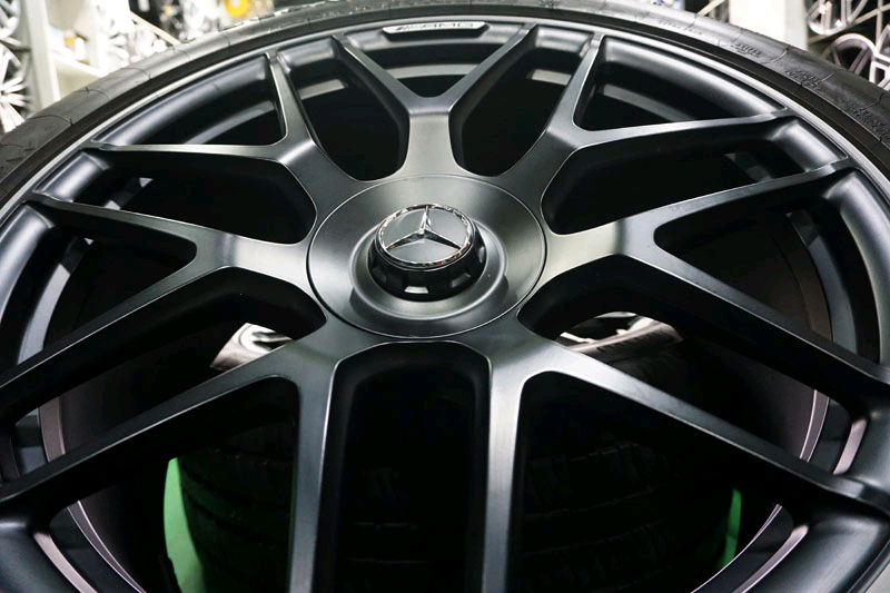 벤츠 지바겐 G63 AMG 에디션 22인치 정품 중고 휠 타이어 세트. 이미지