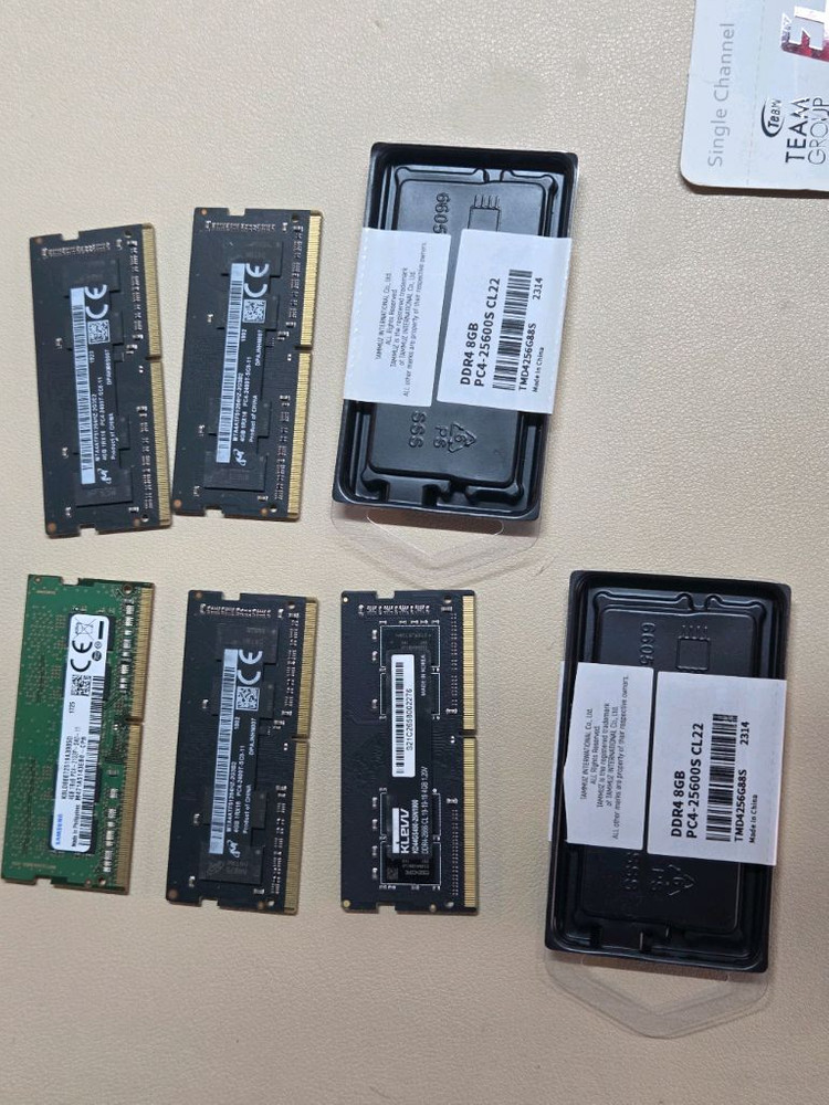 노트북용 DDR4 램 (16G / 8G / 4G) 정리합니다 이미지