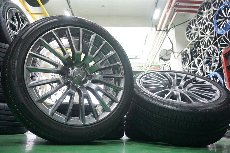 벤츠 W465 G63 AMG 메뉴팩쳐 에디션 22인치 정품 휠 타이어 이미지