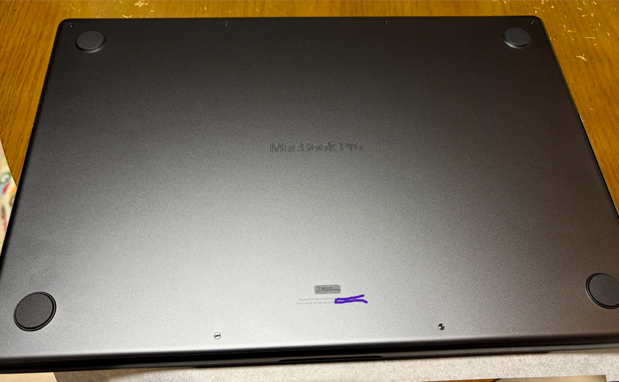 m5pro 16 인치 맥북프로 스블 24/1tb 이미지