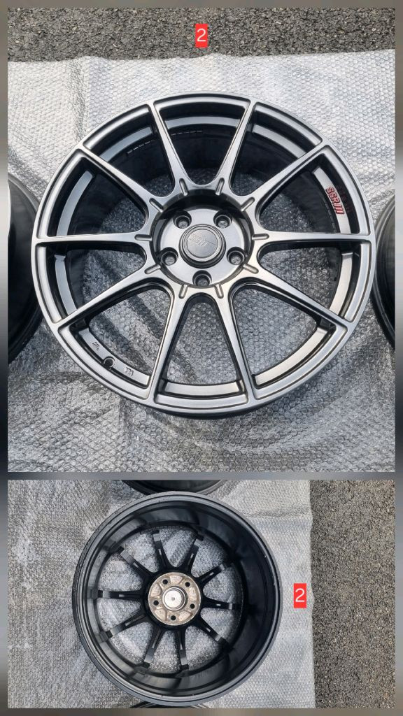 SSR GTX01 정품 19인치 8.5+38 4본 동일 옵셋 이미지