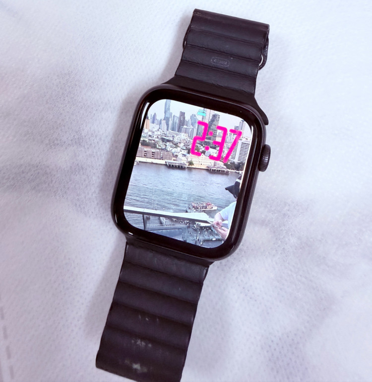 애플워치6 44mm 2개 실버 알루미늄 외 스페이스 그레이 알루미늄 이미지