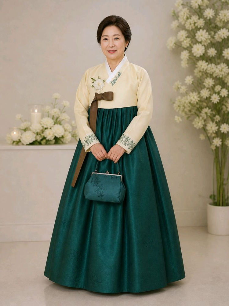 혼주 한복 (66사이즈) 판매합니다 이미지
