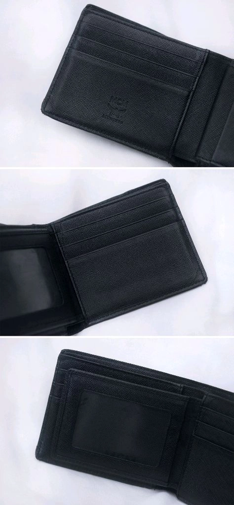 MCM 사피아노 메탈 로고 뷰포켓 6cc 반지갑 이미지