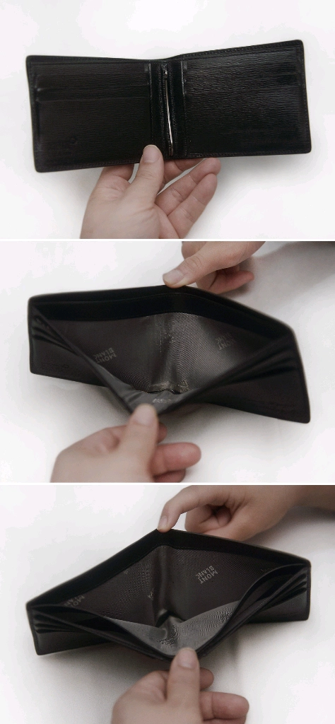 몽블랑 4810 웨스트사이드 머니클립 6cc 반지갑 이미지
