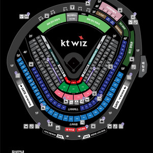 5월 5일(화), 14:00 롯데 vs KT 3루 스카이존 422구역 통로4연석 명당 양도 3루 스카이존 422구 이미지