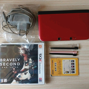 닌텐도 3DS XL 레드 , 브레이블리 세컨드 한글판 일괄 이미지