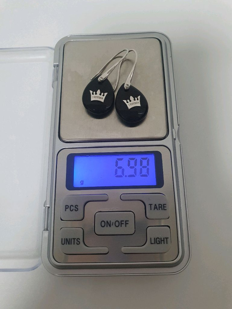 제이에스티나 14k 오닉스 귀걸이 6.98g 이미지