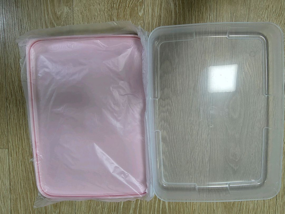 타파웨어 펭귄점보 냉동용기 연핑크1.3L 이미지