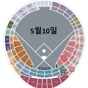 5/10(일) 롯데 vs 기아 중앙탁자석, 1루 내야필드석, 1루 내야상단석 2연석 4연석 양도합니다 이미지