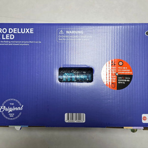 마이크로킥보드 맥시T 폴더블 디럭스 LED 네이비 새것 팔게요 이미지