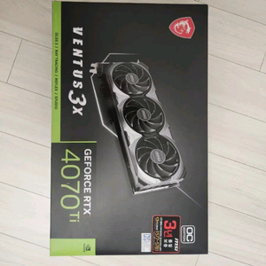 msi RTX 4070ti 벤투스 3x 판매 이미지
