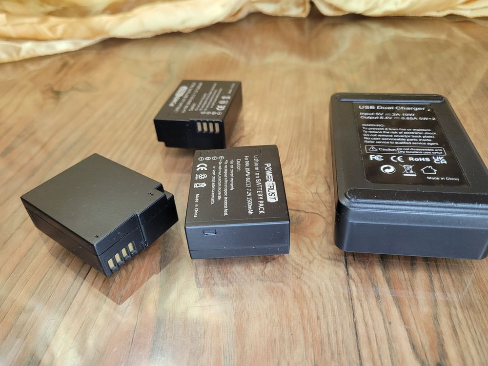 파나소닉 루믹스 BLC12 충전기 배터리3 세트 일괄 G FZ GH GF GX 이미지